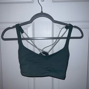 LULULEMON SIZE 8 Sports Bra-green
